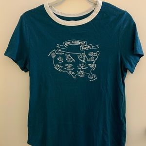 Teal National Parks Tshirt